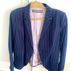 Navy blue with stripes Zara jacket